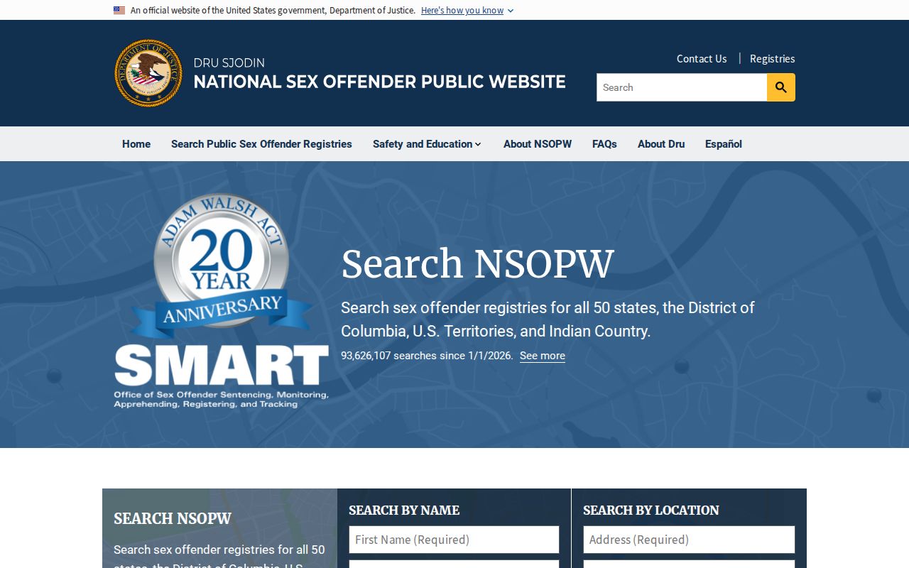 Dyer County sex offender search through the national registry website